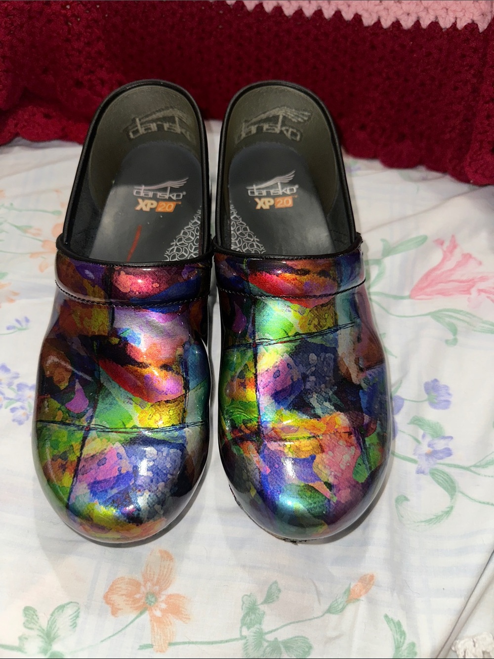 Dansko Kids Clogs in Iridescent Multicolor